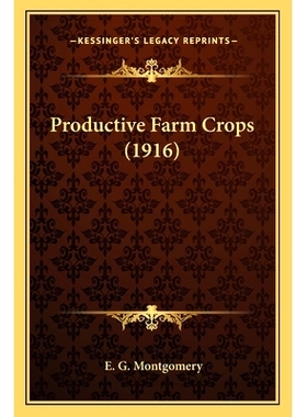 预订 Productive Farm Crops (1916): 9781163990810