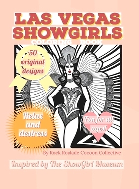 预订 Las Vegas Showgirl Coloring Book: relax and destress: 9798853520691