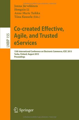 【预订】Co-created Effective, Agile, and Trusted eServices