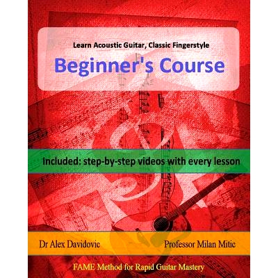 预订 Learn Acoustic Guitar, Classic Fingerstyle: Beginner’s Course: 9781499251173