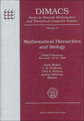 [预订]Mathematical Hierarchies and Biology 9780821807620