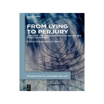 [预订]From Lying to Perjury 9783110738391