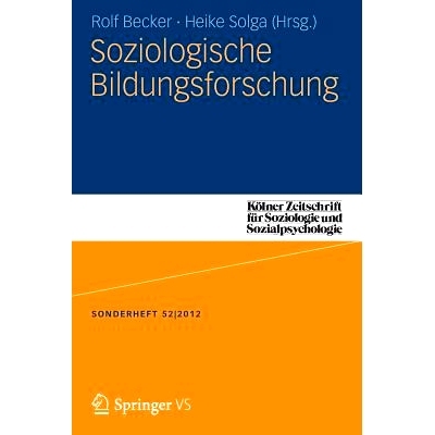 预订 Soziologische Bildungsforschung: 9783658001193