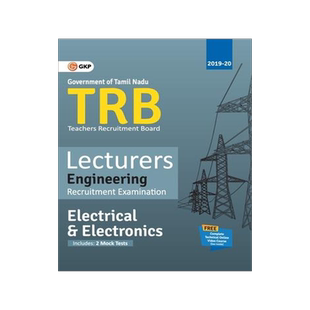 [预订]Trb 2019-20: Lecturers Engineering - Electrical & Electronics Engineering 9789389718034