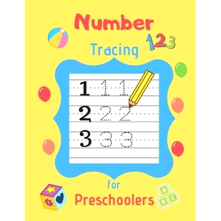 预订 Number Tracing for Preschoolers: Learn Numbers 0 to 20! - Number Tracing Practice for Kids ages 3-5: 9781699596821