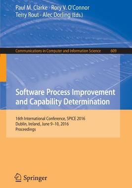 【预订】Software Process Improvement and Capability Determination