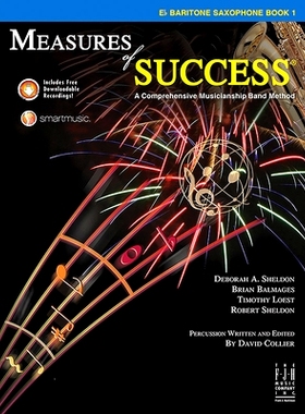 预订 Measures of Success E-Flat Baritone Saxophone Book 1: 9781569398111