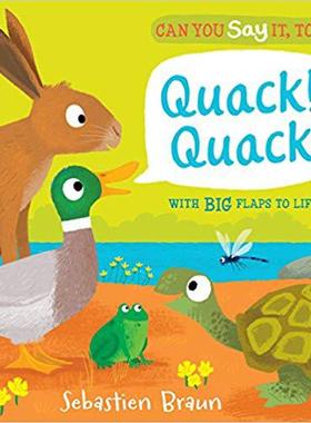 【预售】Can You Say It, Too? Quack! Quack!