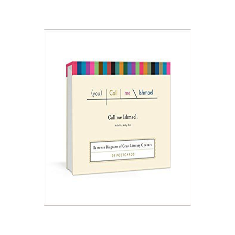 [预订]Call Me Ishmael Postcards: Sentence Diagrams of Great Literary Openers 9781524763589