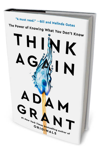 英文原版 重新思考 Give and Take作者 Adam Grant 精装 Think Again 励志 心理学 The Power of Knowing What You Don't Know