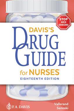 [预订]Davis’s Drug Guide for Nurses 9781719646406
