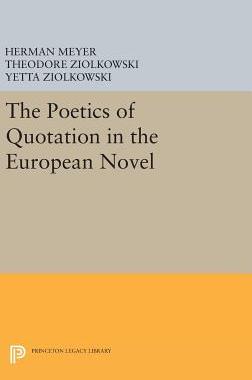【预订】The Poetics of Quotation in the European Novel