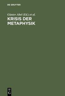【预订】Krisis der Metaphysik 9783110112696