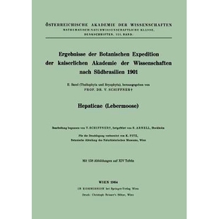 Wissenschaften Ergebnisse kaiserlichen 预订 nach II. Botanischen 1901 der Ban Expedition Südbrasilien Akademie