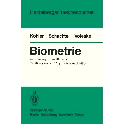 预订 Biometrie: Einführung in Die Statistik Für Biologen Und Agrarwissenschaftler