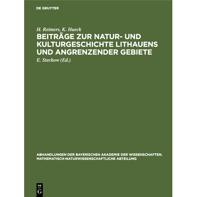 预订 Beiträge zur Natur- und Kulturgeschichte Lithauens und angrenzender Gebiete: Vegetationsstudien auf lithauischen u