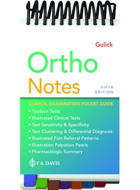 预订 Ortho Notes: Clinical Examination Pocket Guide, 5th Edition Ortho Notes：临床检查袖珍指南，第 5 版: 9781719648622