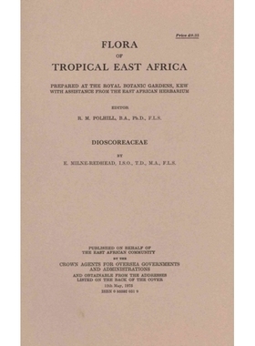 预订 Flora of Tropical East Africa: Dioscoreaceae: 9781842462553