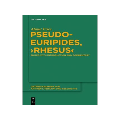 [预订]Pseudo-Euripides, Rhesus 9783110342079