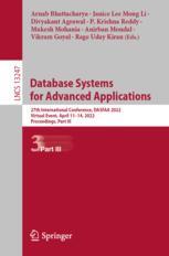 【预订】Database Systems for Advanced Applications 9783031001284