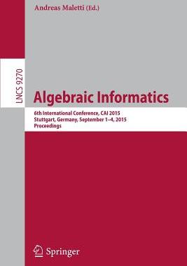 【预订】Algebraic Informatics