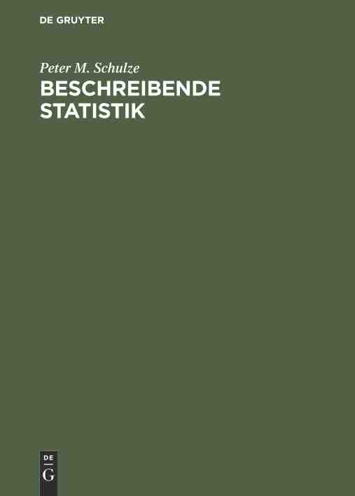 【预订】Beschreibende Statistik 9783486273472