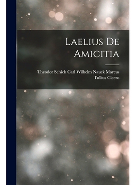 预订 Laelius de Amicitia: 9781017927290