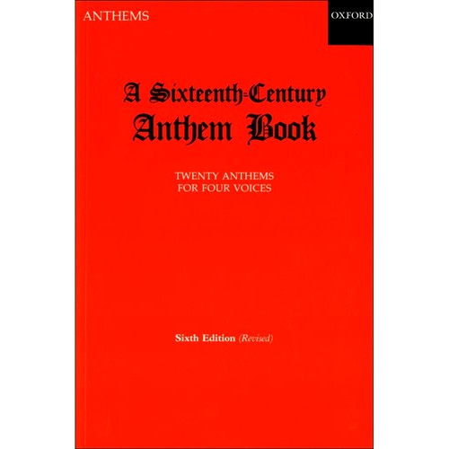 预订 A Sixteenth-Century Anthem Book 十六世紀讚美詩集：SATB混聲合唱: 9780193534070