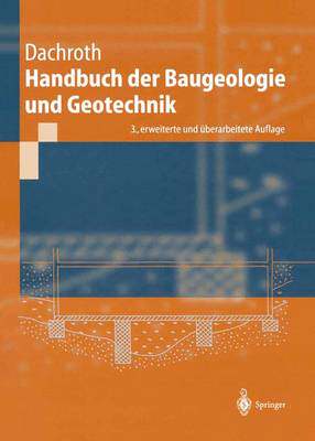 预订 Handbuch der Baugeologie und Geotechnik