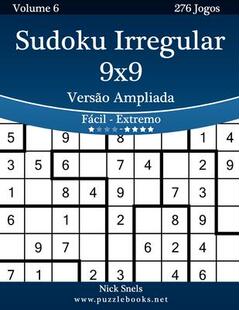 Irregular Volume 276 9781514146293 Versao Jogos Ampliada 9x9 Extremo Facil Sudoku 预订