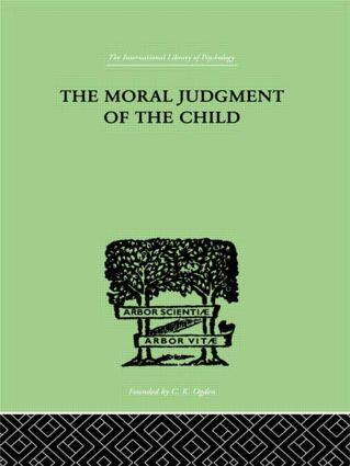 【预订】The Moral Judgment Of The Child