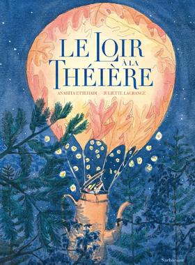 Juliette Lagrange绘本 住在茶壶里的卢尔 法语原版 水彩手绘风手账素材 Le loir à la théière