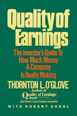 收益质量 Thornton L. O'glove 英文原版 Quality of Earnings