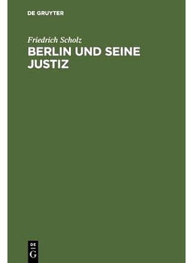 预订 Berlin und seine Justiz: Die Geschichte des Kammergerichtsbezirks 1945 bis 1980: 9783110086799
