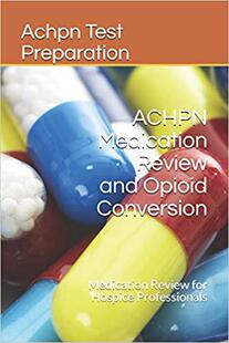 【预售】Achpn Medication Review and Opioid C...
