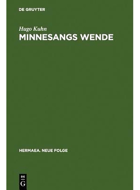 预订 Minnesangs Wende: 9783484150003