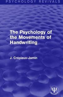 Psychology The the Handwriting Movements 预订
