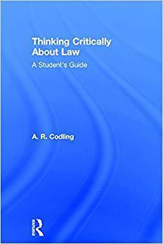 【预售】Thinking Critically About Law