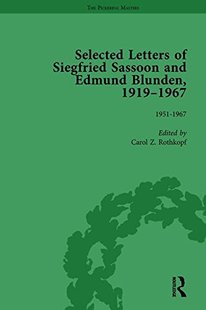 and 预订 Siegfried Edmund Vol Letters 1919–1967 Selected Blunden Sassoon