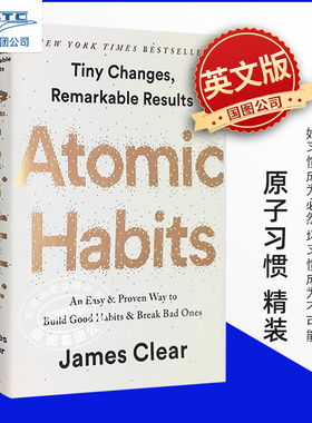精装 原子习惯 英文原版 掌控习惯 建立好习惯 进口书Atomic Habits:An Easy Proven Way to Build Good Habits&Break Bad One