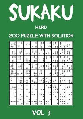 [预订]Sukaku Hard 200 Puzzle With Solution Vol 3: Exciting Sudoku variation, puzzle booklet, 2 puzzles per 9781711914732