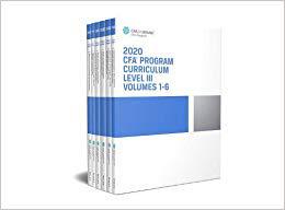 【预售】Cfa Program Curriculum 2020 Level Iii Volumes 1-6 Box Set