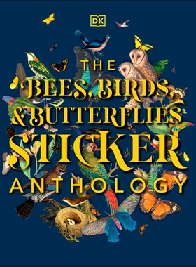 预订 The Bees, Birds & Butterflies Sticker Anthology: With More Than 1,000 Vintage Stickers: 9780744050295