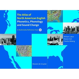 预订 The Atlas of North American English: Phonetics, Phonology and Sound Change 北美英语地图集:语音学、音系学和音变: 978