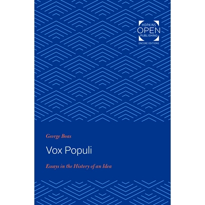 预订 Vox Populi: Essays in the History of an Idea 民众之声：思想史论文集: 9781421435039