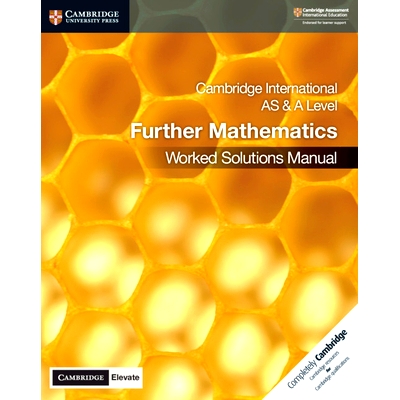 预订 Cambridge International as & a Level Further Mathematics Worked Solutions Manual with Digital Access 剑桥国际作为剑
