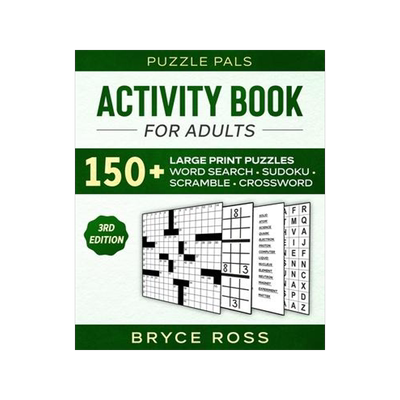 [预订]Activity Book for Adults: 150+ Large Print Sudoku, Word Search, and Word Scramble Puzzles 9781990100215