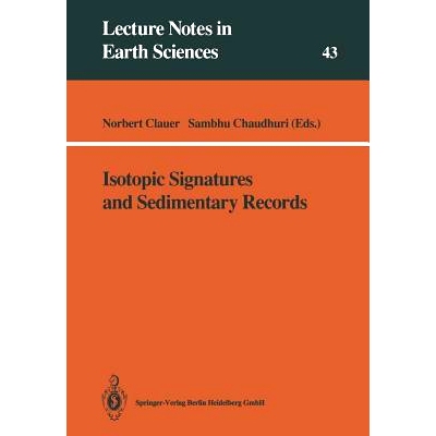 预订 Iso*ic Signatures and Sedimentary Records 同位素特征和沉积记录: 9783540558286