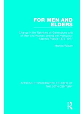 预订 For Men and Elders 对于男性和老年人: 9781138600386