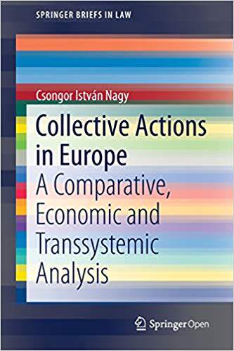 【预售】Collective Actions in Europe: A Comparative, Economic and Transsystemic Analysis